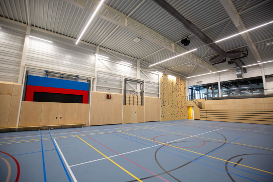 Geluidsinstallatie sporthal